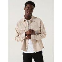 Hugo Ekynone Double Pocket Overshirt - Off White