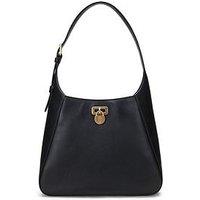 Lauren By Ralph Lauren Tanner Large Shoulder Bag - Black