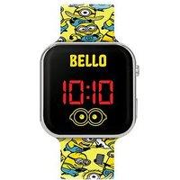Minions Yellow Strap Led Watch