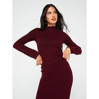 Vero Moda Long Sleeve High Neck Jumper - Red