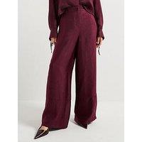 Vero Moda High Waist Trouser - Red
