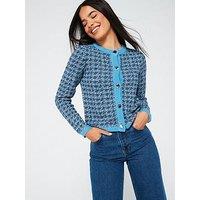Vero Moda Long Sleeve Knitted Cardigan - Multi