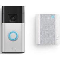 Ring Video Doorbell (3Rd Gen) With Chime - Satin Nickel