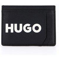 Hugo Malick Contrast Logo Card Holder - Black