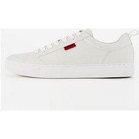 Hugo Morrie Leather Tennis Trainers - White