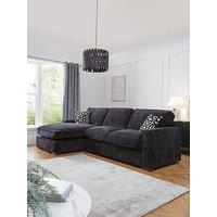 Very Home Monaco L/H 3 Seater Fabric Chaise