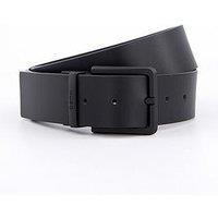 Hugo Gionio 4Cm Matt Buckle Leather Belt - Black