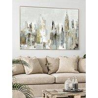 Gallery Direct City Limits Framed Canvas Wall Art