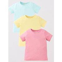 Everyday Girls 3 Pack Short Sleeve T-Shirts - Multi