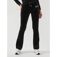 Juicy Couture Impact Lisa Low Rise Diamante Joggers - Black