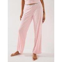 Juicy Couture Vicky Rib Flare Lounge Trouser - Pink