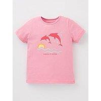 Everyday Girls Short Sleeve Dolphin T-Shirt - Pink