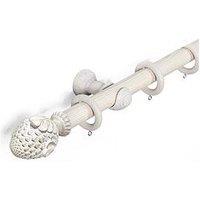 The Very Collection 33Mm Artichoke Wood Curtain Pole 120Cm