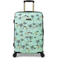 Sara Miller Ostrich Mint Medium Suitcase