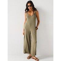 Everyday Tie Shoulder Jumpsuit