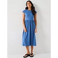 Everyday Jersey Midi Dress - Blue