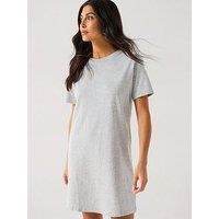 Everyday Jersey Basic Mini Dress - Grey