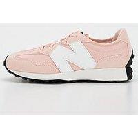 New Balance Junior Girls' 327 Trainers - Pink/White