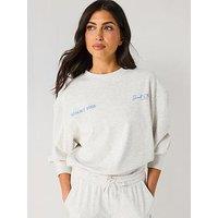 V By Very Graphic Sweatshirt - Grey