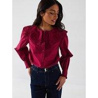 V By Very Broderie Collar Blouse