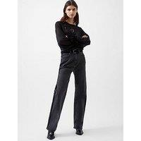 French Connection Straight Leg Mix Wash Denim Jeans