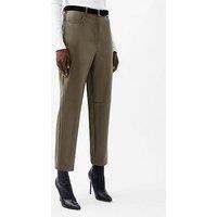 French Connection Pu Tapered Trousers - Green