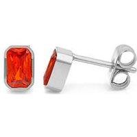Say It With Birthstone Earrings - Silver