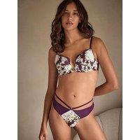 B By Ted Baker Floral Printed Bra - Purple