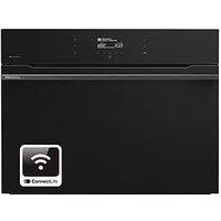 Hisense Hi8 Blackline Bim4Ah8Ukwf 50L Built-In Multifunctional Electric Single Oven With Microwave Function - Jet Black