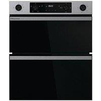 Hisense Hi6 Bud714221Ax 54/38L Built Under Double Oven With Enamel Liners - Stainless Steel