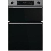 Hisense Hi6 Bid914221Ax 72/38L Built In Double Oven With Enamel Liners - Stainless Steel