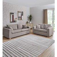 Very Home Valencia Fabric 3 + 2 Seater Sofa Set (Buy & Save!)