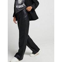 Ri Petite Straight Leg Trouser - Black