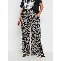 Yours Curve Leopard Pull On Trouser