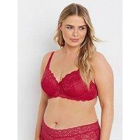 Yours Curve Lace & Mesh Underwired Bra