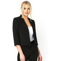 Roman 3/4 Sleeve Rochette Jacket - Black