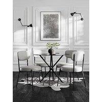 Lpd Home Casa Smoked Top Dining Table