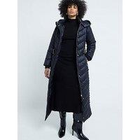 River Island Padded Jacket - Black