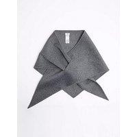 River Island Triangle Scarf - Dark Grey