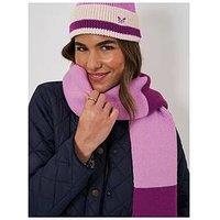 Crew Clothing Colourblock Scarf - Pink