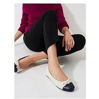 Crew Clothing Quilted Pumps - White