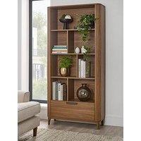 Very Home Carina 1 Drawer Bookcase - Mid Oak