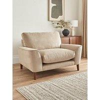 Very Home Astrid Velvet Snuggle Chair