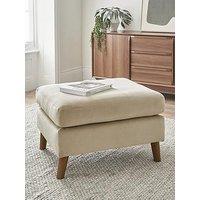 Very Home Astrid Velvet Footstool