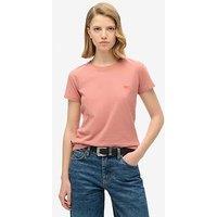 Superdry Essential Logo Fitted T-Shirt - Pink