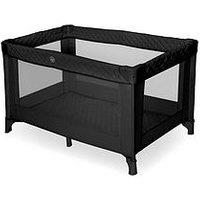 My Babiie Mbtc1 Travel Cot - Black Quilted