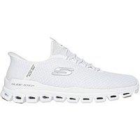 Skechers Glide- Step Slip-Ins Mesh Lace Up Trainers - White