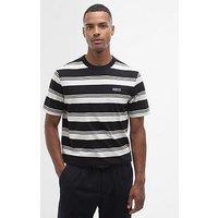 Barbour International Nelson Bold Stripe T-Shirt - Black