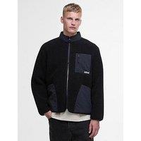 Barbour International Adams Oversized Fleece Jacket - Black