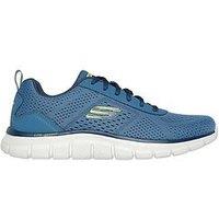 Skechers Track Leshur Lace Up Trainers - Blue